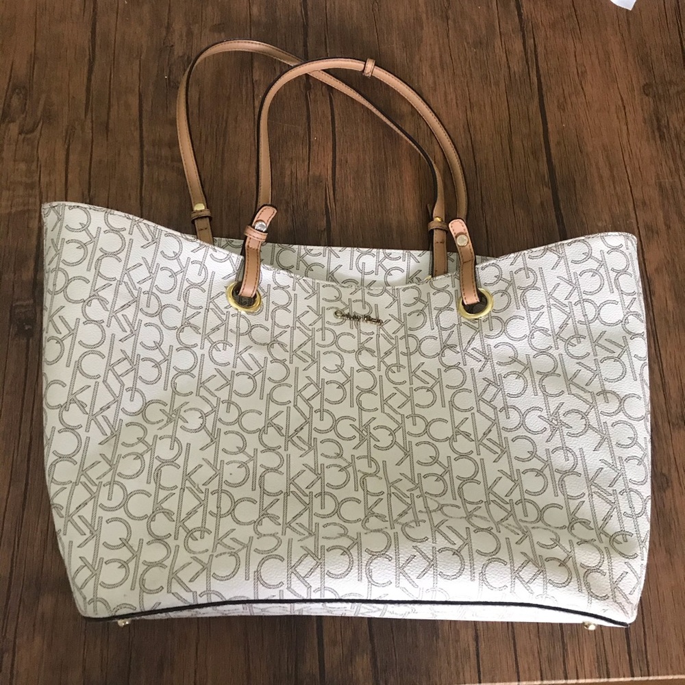 Leather Calvin Klein Tote-bag